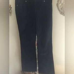 Liz Claiborne like new black boot flare cut cord’s size 8P